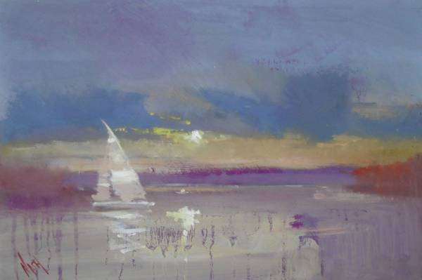 - Oil on Paper, Painting by Will Nash, measuring 20 x 29 cm (H x W) framed at 35 x 43 cm £375